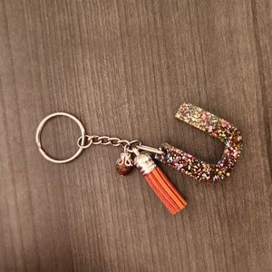 "U" Resin Keychain